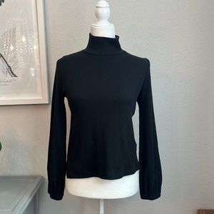 Madewell Lightweight Black Turtleneck